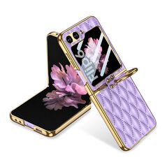 Zastitna maska (futrola) RHOMBUS - Samsung F741B Galaxy Z Flip 6 5G ljubicasta (GKK case) (MS).