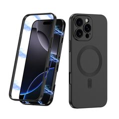 Zastitna maska (futrola) 360 COLOR MagSafe - iPhone 16 Pro Max (6.9) crna (GKK case) (MS).