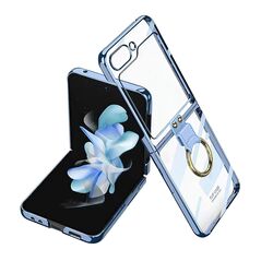 Zastitna maska (futrola) RING LINES - Samsung F731B Galaxy Z Flip 5 5G plava (GKK case) (MS).
