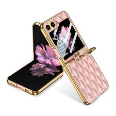 Zastitna maska (futrola) RHOMBUS - Samsung F741B Galaxy Z Flip 6 5G roze (GKK case) (MS).