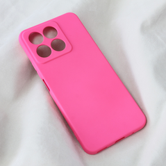 Zastitna maska (futrola) Teracell Soft Velvet - Huawei Honor X8a pink.