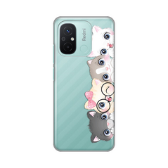 Zastitna ultra tanka (skin) maska / futrola PRINT - Xiaomi Redmi 12C Cats.