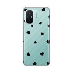 Zastitna ultra tanka (skin) maska / futrola PRINT - Xiaomi Redmi 12C Hearts.