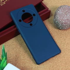 Zastitna maska (futrola) Teracell Giulietta - Huawei Honor Magic 5 Lite mat tamno plava.