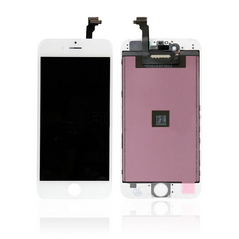 LCD displej (ekran) - Iphone 6G + touchscreen beli (white) High-brightness+High gamut+360pol.