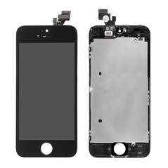 LCD displej (ekran) - iPhone 5 sa touchscreen crni OEM foxconn/staklo CHA.