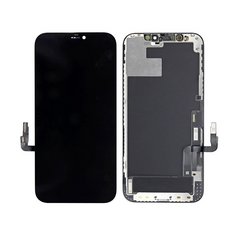 LCD displej (ekran) - Iphone 12/12 Pro + touchscreen crni (GVO) hard OLED.