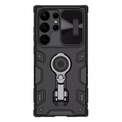 Zastitna maska (futrola) Nillkin CamShield Armor Pro - Samsung Galaxy S23 Ultra crna.