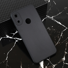 Zastitna maska (futrola) Teracell Giulietta - Huawei Huawei Y6 (2019)/Honor 8A mat crna.