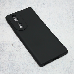 Zastitna maska (futrola) Teracell Giulietta - Huawei Honor 70 mat crna.