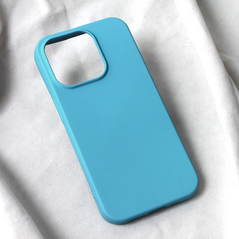Zastitna maska (futrola) Teracell Soft Velvet - iPhone 15 Pro 6.1 mint.