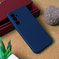 Zastitna maska (futrola) Teracell Giulietta - Samsung A546B Galaxy A54 5G mat tamno plava.