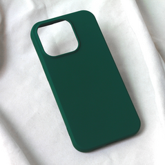 Zastitna maska (futrola) Teracell Soft Velvet - iPhone 15 Pro 6.1 tamno zelena.