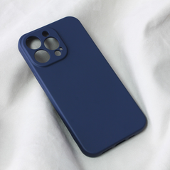 Zastitna maska (futrola) Teracell Soft Velvet - iPhone 13 Pro tamno plava.