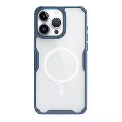 Zastitna maska (futrola) Nillkin Nature Pro Magnetic - iPhone 15 Pro 6.1 plava.