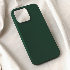 Zastitna maska (futrola) Teracell Soft Velvet - iPhone 15 Pro Max 6.7 tamno zelena.