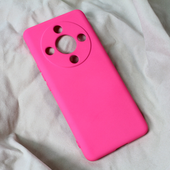 Zastitna maska (futrola) Teracell Soft Velvet - Huawei Honor Magic 6 lite pink.
