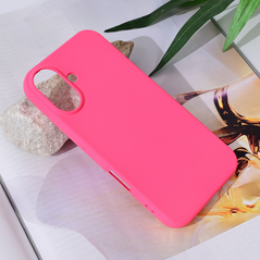 Zastitna maska (futrola) Teracell Soft Velvet - iPhone 16 6.1 pink.