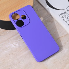 Zastitna maska (futrola) Teracell Giulietta - Xiaomi Redmi 13 mat ljubicasta.