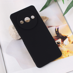Zastitna maska (futrola) Teracell Soft Velvet - Xiaomi Redmi A3 crna.