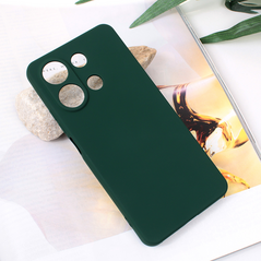 Zastitna maska (futrola) Teracell Soft Velvet - Xiaomi Redmi Note 13 4G (EU) tamno zelena.