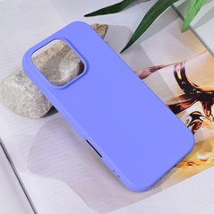 Zastitna maska (futrola) Teracell Soft Velvet - iPhone 16 Pro ljubicasta.