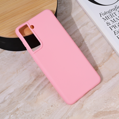 Zastitna maska (futrola) Teracell Giulietta - Samsung G991 Galaxy S21 mat roze.