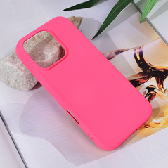 Zastitna maska (futrola) Teracell Soft Velvet - iPhone 16 Pro pink.