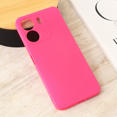 Zastitna maska (futrola) Teracell Giulietta - Xiaomi Redmi 13C mat pink.