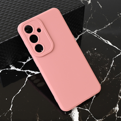 Zastitna maska (futrola) Teracell Giulietta - Samsung S931 Galaxy S25 mat tamno roze.