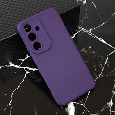 Zastitna maska (futrola) Teracell Giulietta - Samsung S931 Galaxy S25 mat tamno ljubicasta.