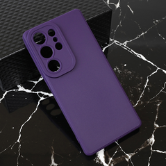 Zastitna maska (futrola) Teracell Giulietta - Samsung S938 Galaxy S25 Ultra mat tamno ljubicasta.