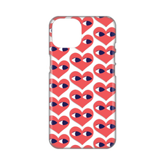 Zastitna ultra tanka (skin) maska / futrola PRINT - iPhone 14 Plus Eye Heart Pattern.