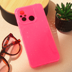 Zastitna maska (futrola) Sparkle Dust - Xiaomi Redmi 12C pink.