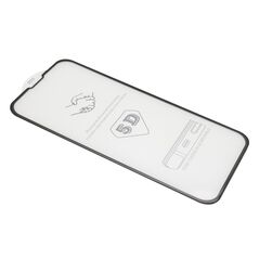 Staklena folija (zastitno kaljeno staklo) za ekran 5D - Iphone 13/13 Pro/14/16e (6.1) crna (MS).