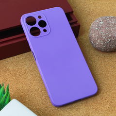 Zastitna maska (futrola) Teracell Giulietta - Xiaomi Redmi 12 mat ljubicasta.