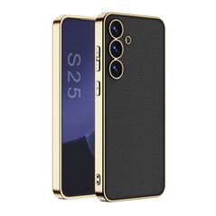 Zastitna maska (futrola) S GOLD LINE - Samsung S931 Galaxy S25 5G crna (GKK case) (MS).