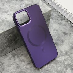 Zastitna maska (futrola) COLOR METAL MagSafe - iPhone 14 (6.1) ljubicasta (MS).