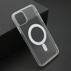 Zastitna maska (futrola) STANDARD MagSafe - iPhone 11 Pro Max (6.5) providna (bela) (MS).