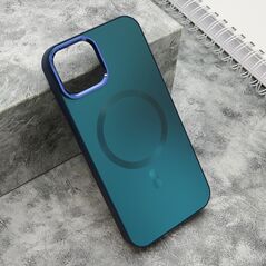 Zastitna maska (futrola) COLOR METAL MagSafe - iPhone 14 (6.1) zelena (MS).