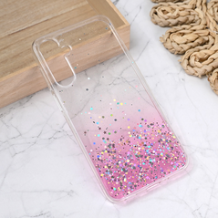 Zastitna silikonska maska (futrola) Glitter - Samsung A165B Galaxy A16 5G roze.
