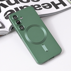 Zastitna maska (futrola) Magsafe Chrome - Samsung S931 Galaxy S25 zelena.