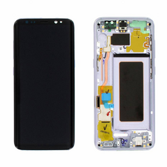 LCD displej (ekran) - Samsung G950/Galaxy S8 + touchscreen + okvir Violet Service Pack ORG/GH97-20473C.