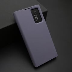 Zastitna maska (futrola) na preklop (bi fold) Smart Window - Samsung Galaxy S23 Ultra 5G ljubicasta (MS).