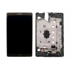 LCD displej (ekran) - Samsung T700/Galaxy TAB S 8.4+touch screen tamno sivi+frame Service Pack ORG/ GH97-16047D.