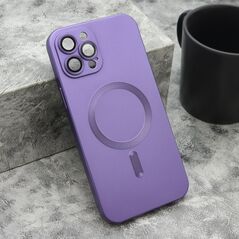 Zastitna maska (futrola) ELEGANT MAGSAFE - iPhone 12 Pro Max (6.7) ljubicasta (MS).