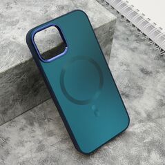 Zastitna maska (futrola) COLOR METAL MagSafe - iPhone 12 plava (MS).