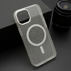 Zastitna maska (futrola) SPARKLING MagSafe - iPhone 14 (6.1) providna (MS).