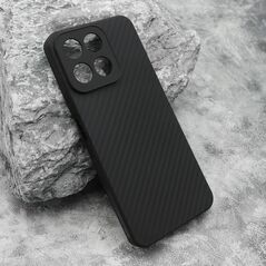 Zastitna silikonska maska (futrola) CARBON LIGHT - Honor X7c/Honor 200 Smart crna (MS).