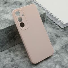 Zastitna maska (futrola) Soft 3D camera - Samsung A556 Galaxy A55 5G roze (MS).